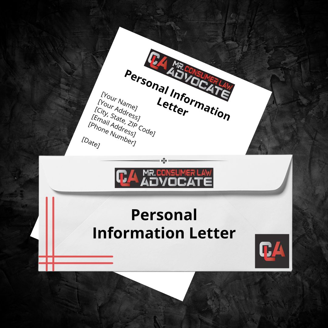 Personal Information Letter